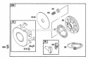 Rewind Assy Diagram and Parts List for 170452-6105-01  Briggs and Stratton Engine